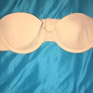 Nude strapless bra